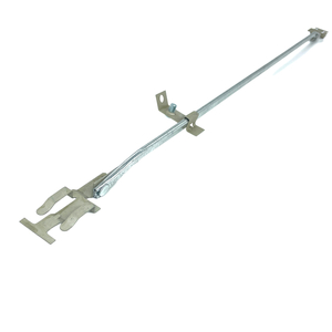 EB24VG ELECTRICAL BOX HANGER WITH BOX MOUNTING CLIP 24" SPAN VANGUARD FINISH - SOLD PER PIECE